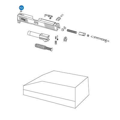 STL FRNT SGHT #4 3.8MM PPS/X/99/Q/CREED